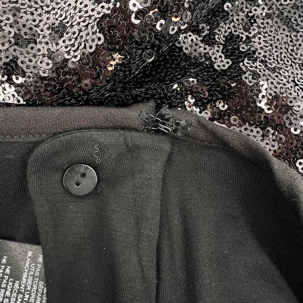 Anthropologie Black Dress Pants with Sequin Detail | Size 4 Regular - Picture 6 of 6